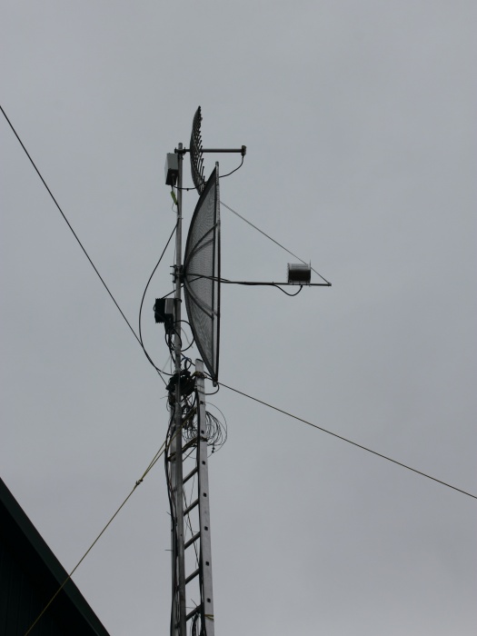 Anteny pro 2.3 GHz a 1.3 GHz.