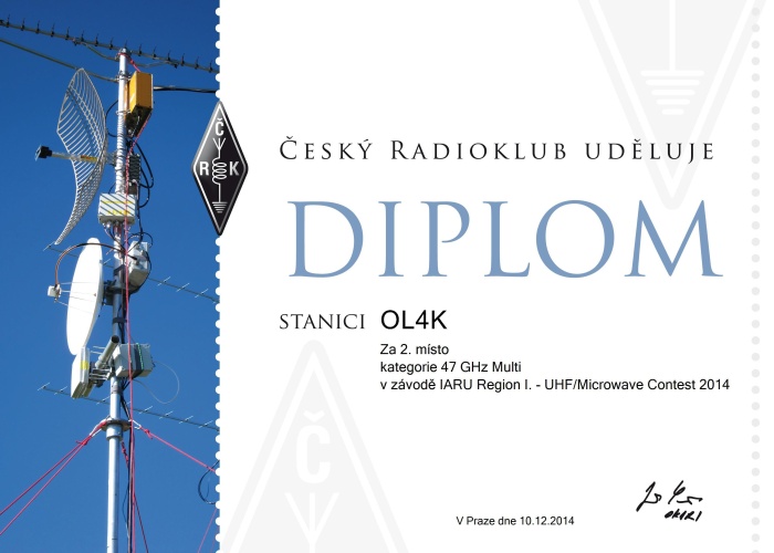 OL4K UHF 2014 47 GHz